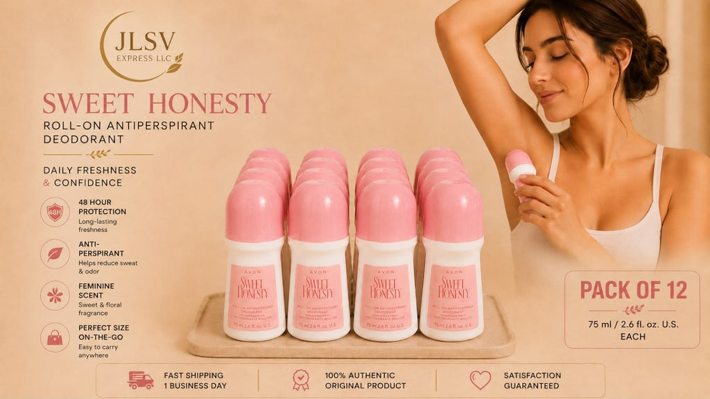 Avon Sweet Honesty Roll-On Antiperspirant Deodorant 2.6 fl oz Pack of 12