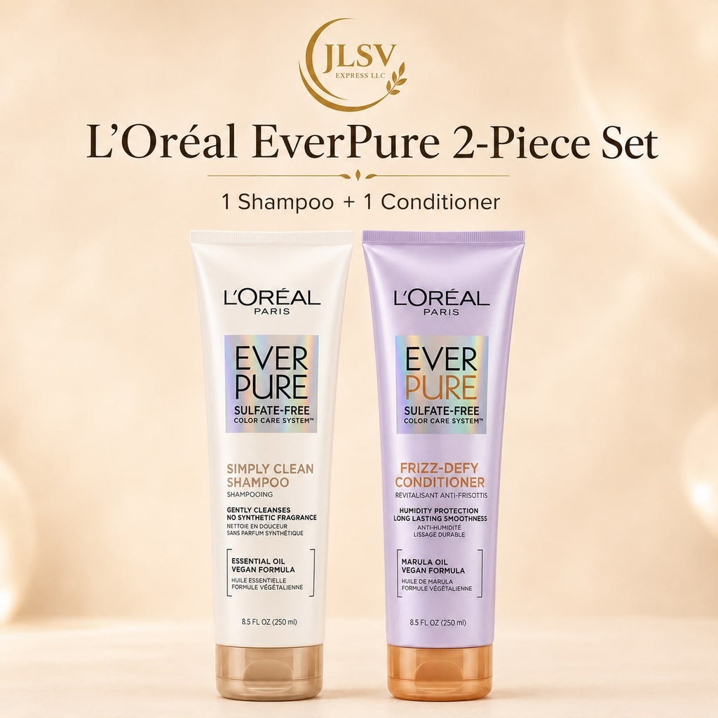 L’Oréal Paris EverPure Sulfate Free Shampoo & Conditioner Set 8.5 oz Each Color