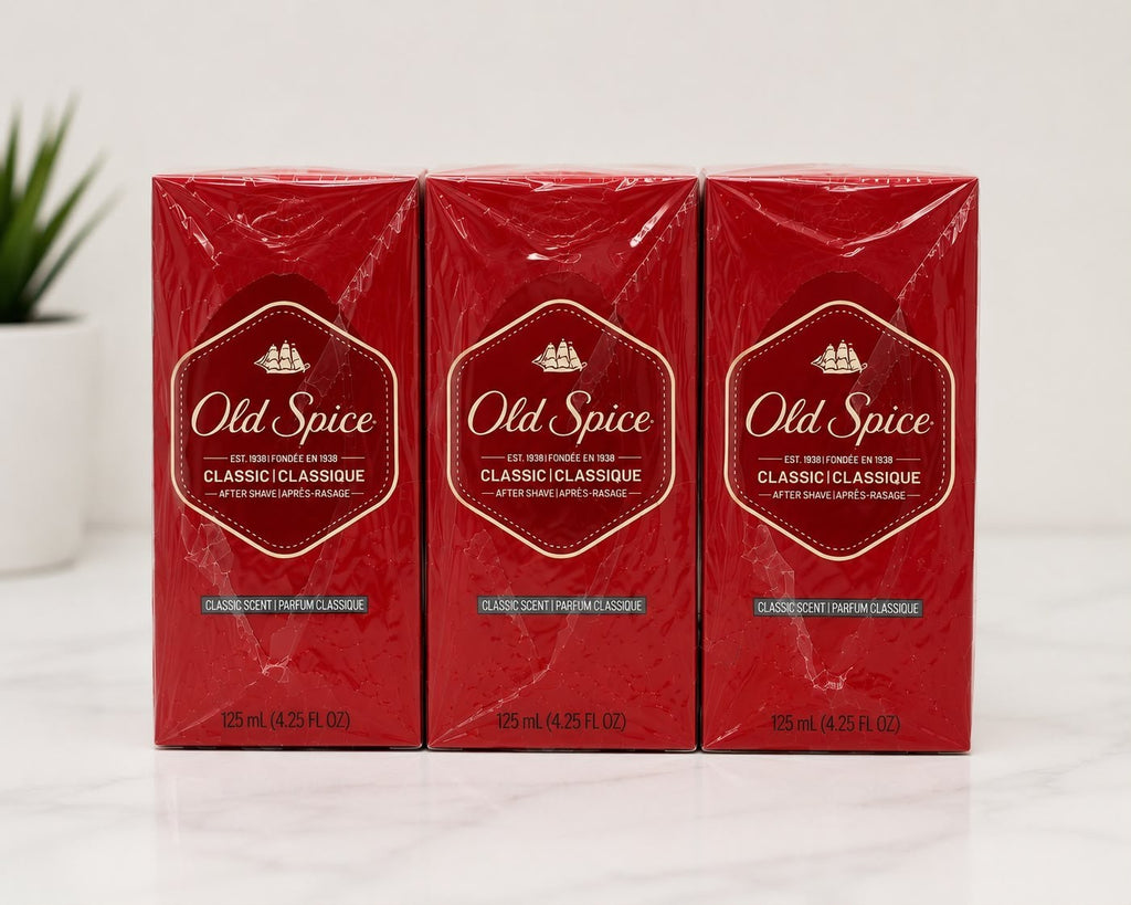 PACK OF 3 Old Spice Classic After Shave 4.25 Fl oz 125 mL new