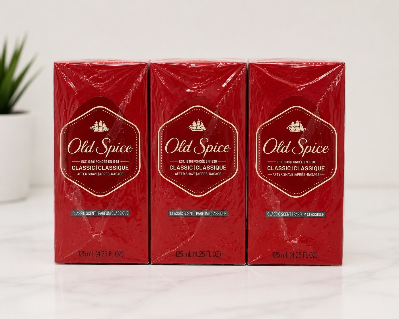 PACK OF 3 Old Spice Classic After Shave 4.25 Fl oz 125 mL new