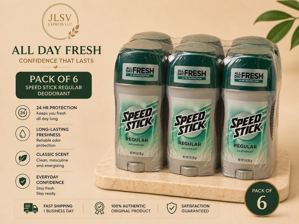Speed Stick Regular Deodorant for Men 3 oz All Day Fresh Pack of 6