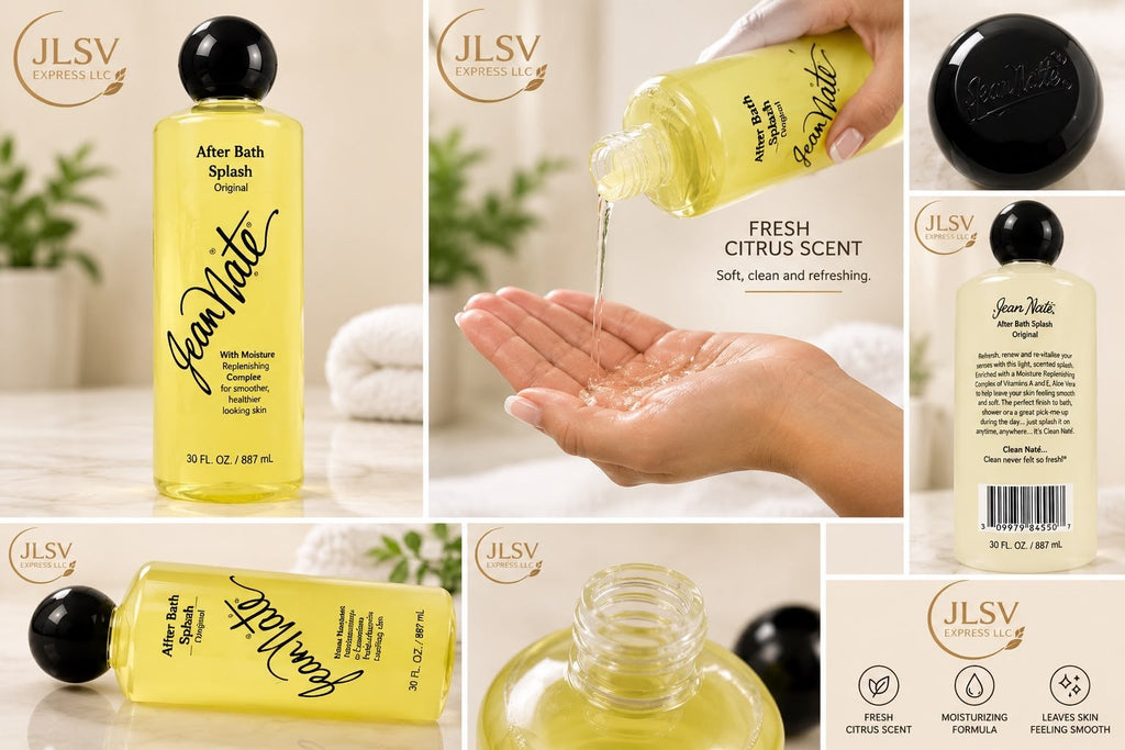 Jean Nate Original After Bath Splash 30 oz Fresh Citrus Fragrance New Sealed