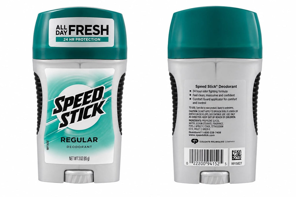 Pack of 2 SPEED STICK REGULAR DEODORANT ALL DAY FRESH 24hr  PROTECTION  MEN NEW