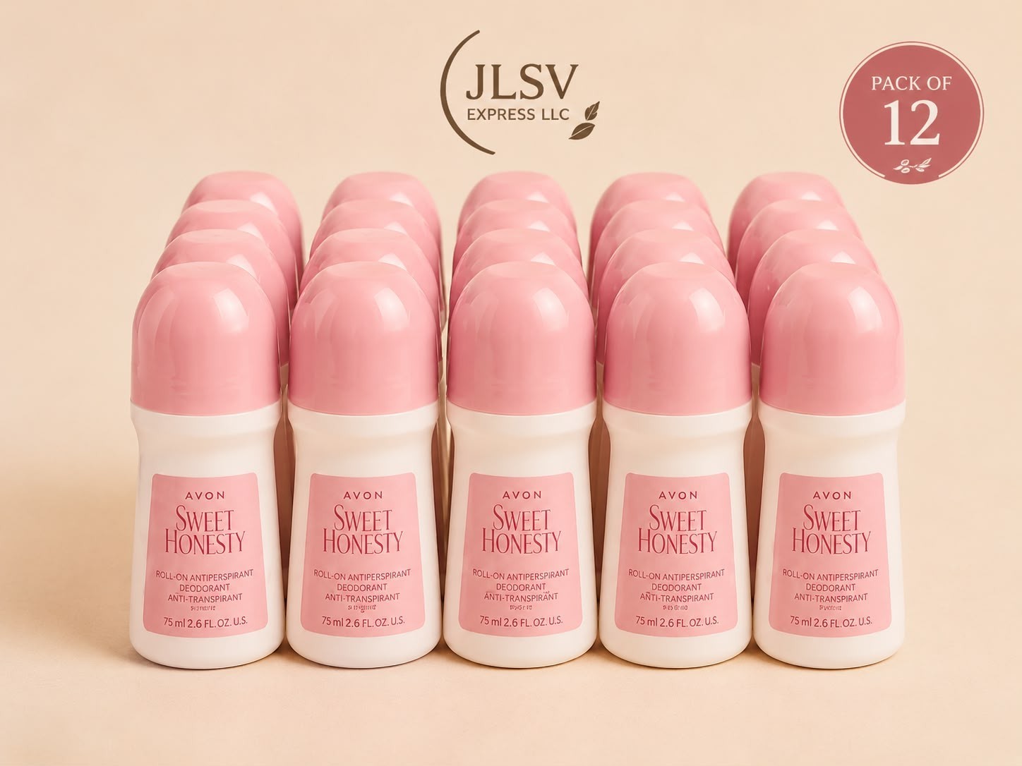 Avon Sweet Honesty Roll-On Antiperspirant Deodorant 2.6 fl oz Pack of 12