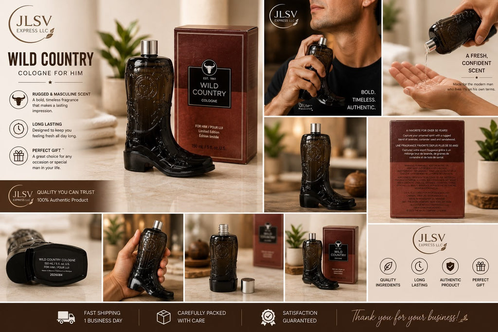 Wild Country Cologne for Men 5 oz 150 mL Limited Edition Fragrance Spray New