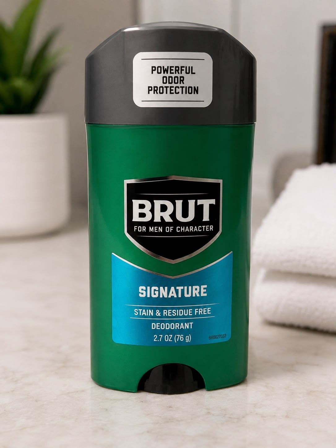 BRUT Signature Deodorant Stick for Men 2.7 oz Each – Pack of 6 – New