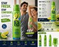 6-Pack Fa Fresh Lime Squeeze Deodorant Spray 150ml (5.07 oz)48H Fresh Protection