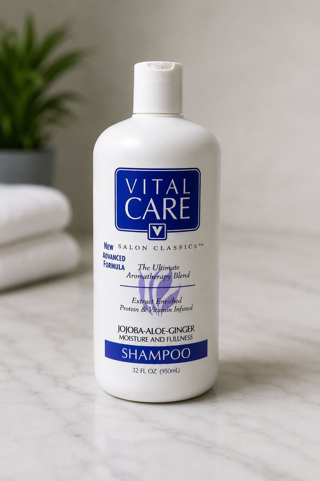 Vital Care Jojoba Aloe Ginger Shampoo & Conditioner Set 32 oz 950ml Salon