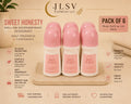 Avon Sweet Honesty Roll-On Antiperspirant Deodorant 2.6 oz (75 mL) Pack of 6