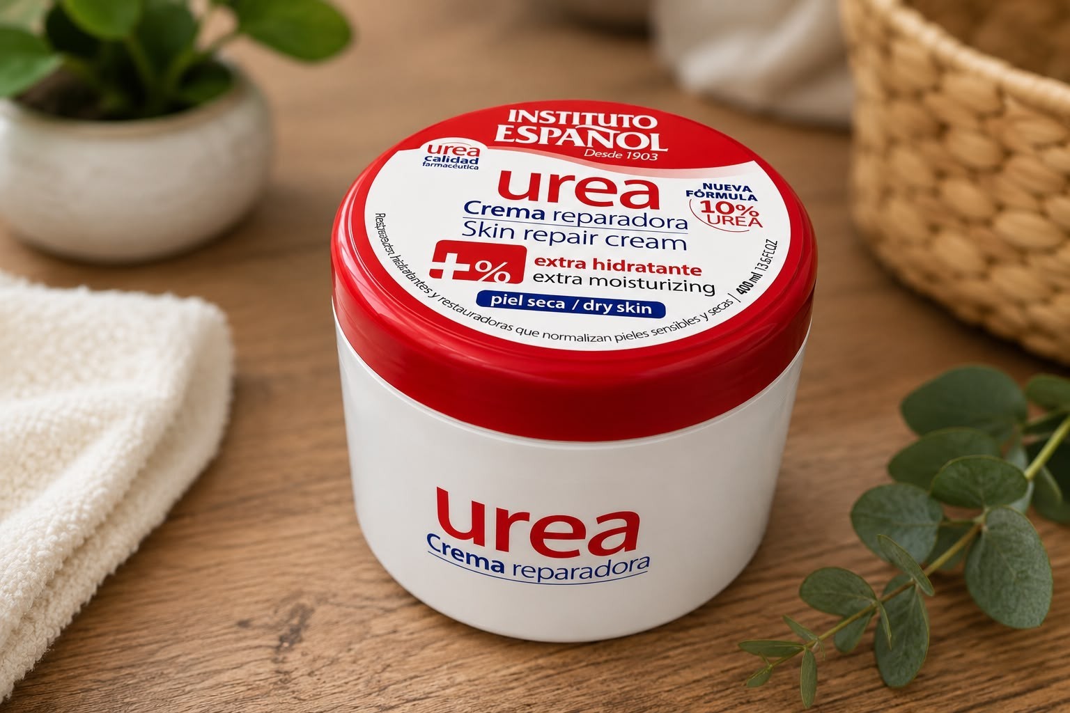 INSTITUTO ESPANOL UREA 10% SKIN REPAIR CREAM 400 ML EXTRA MOISTURIZING DRY SKIN