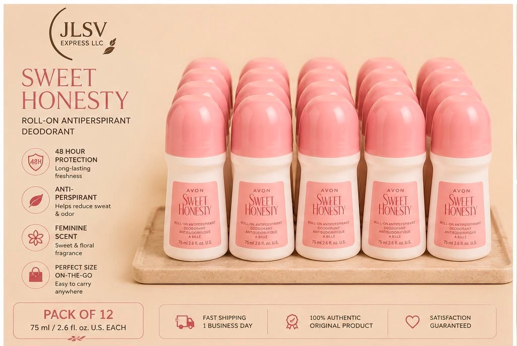 Avon Sweet Honesty Roll-On Antiperspirant Deodorant 2.6 fl oz Pack of 12