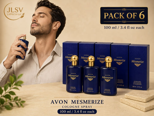 Avon Mesmerize Men’s Cologne Spray 3.4 oz 100 ml Pack of 6